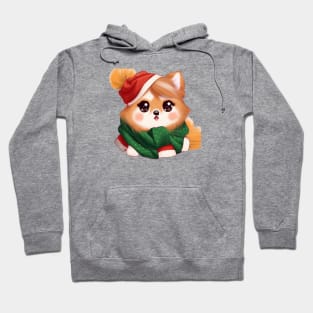 Cute Pomeranian Drawing Hoodie